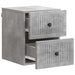 Dulap de noapte suspendat cu sertar Gri Beton 33 x 34,5 x 40 cm - WALTI WALTI