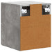 Dulap de noapte suspendat cu sertar Gri Beton 33 x 34,5 x 40 cm - WALTI WALTI