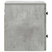 Dulap de noapte suspendat cu sertar Gri Beton 33 x 34,5 x 40 cm - WALTI WALTI