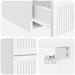 Dulap de noapte suspendat Alb foarte lucios 33 x 34,5 x 40 cm - WALTI WALTI