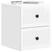 Dulap de noapte suspendat Alb foarte lucios 33 x 34,5 x 40 cm - WALTI WALTI