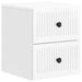 Dulap de noapte suspendat cu sertar 2 pcs Alb foarte lucios - WALTI WALTI