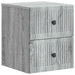 Dulap de noapte suspendat Sonoma gri 33 x 34,5 x 40 cm - WALTI WALTI