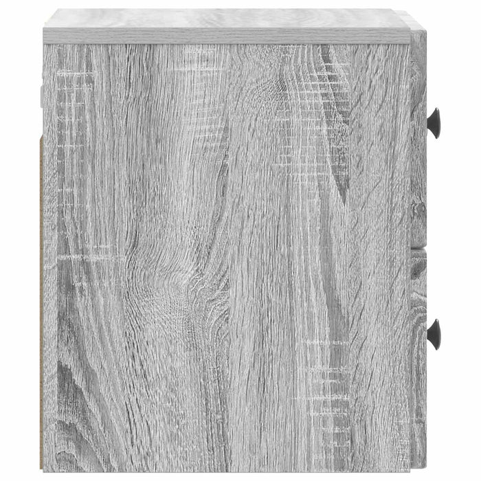 Dulap de noapte suspendat 2 pcs Sonoma gri 33 x 34,5 x 40 cm - WALTI WALTI