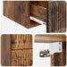 Dulap de noapte suspendat Lemn vechi 33 x 34,5 x 40 cm - WALTI WALTI