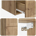 Dulap de noapte suspendat Stejar Artizanal 33 x 34,5 x 40 cm - WALTI WALTI