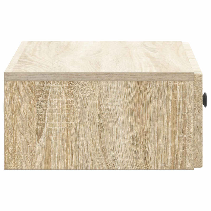 Masă laterală montată pe perete Stejar Sonoma 59 x 34,5 x 17 cm - WALTI WALTI