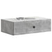 Masă laterală montată pe perete Gri Beton 59 x 34,5 x 17 cm - WALTI WALTI
