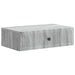 Masă laterală montată pe perete Sonoma gri 59 x 34,5 x 17 cm - WALTI WALTI