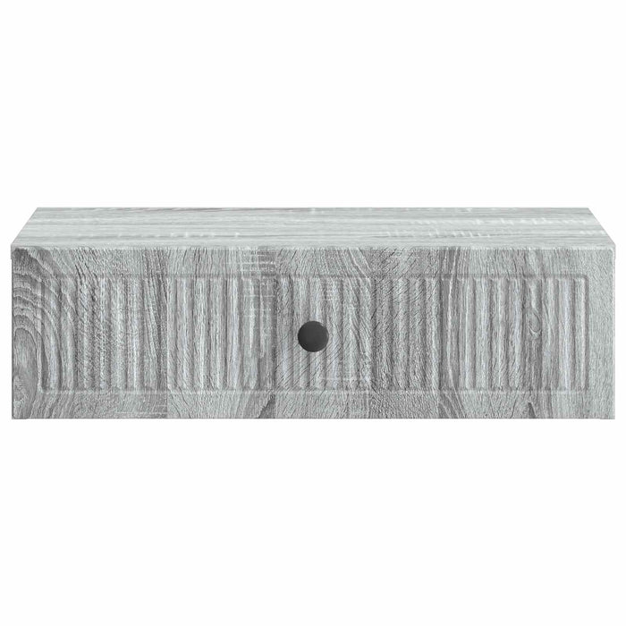 Masă laterală montată pe perete Sonoma gri 59 x 34,5 x 17 cm - WALTI WALTI