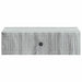 Masă laterală montată pe perete Sonoma gri 59 x 34,5 x 17 cm - WALTI WALTI