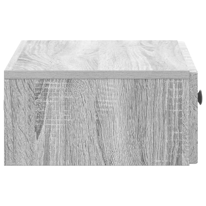 Masă laterală montată pe perete Sonoma gri 59 x 34,5 x 17 cm - WALTI WALTI