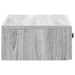 Masă laterală montată pe perete Sonoma gri 59 x 34,5 x 17 cm - WALTI WALTI