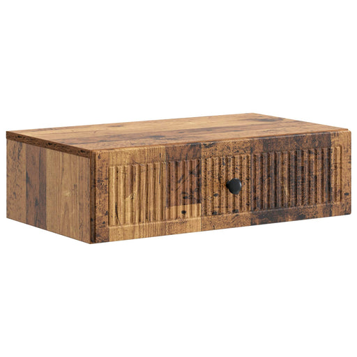 Masă laterală montată pe perete Lemn vechi 59 x 34,5 x 17 cm - WALTI WALTI