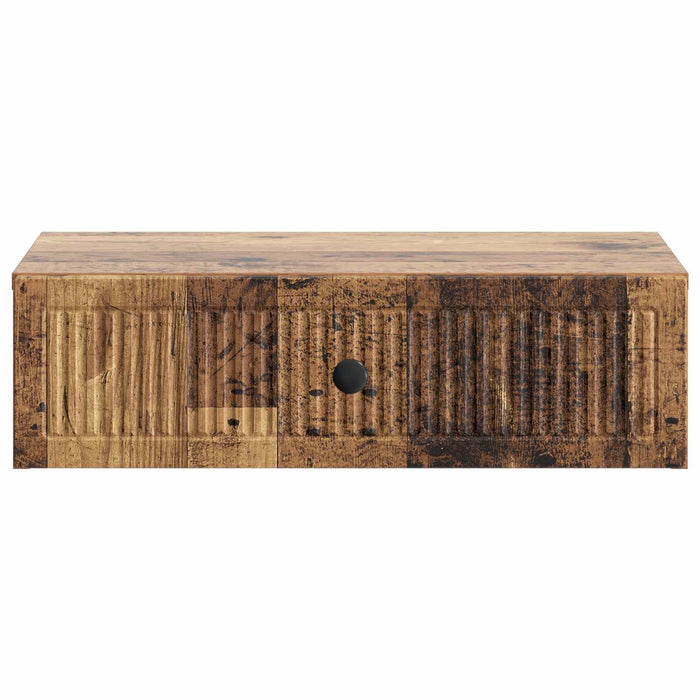 Masă laterală montată pe perete Lemn vechi 59 x 34,5 x 17 cm - WALTI WALTI