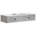 Masă laterală montată pe perete Gri Beton 87,5 x 34,5 x 17 cm - WALTI WALTI