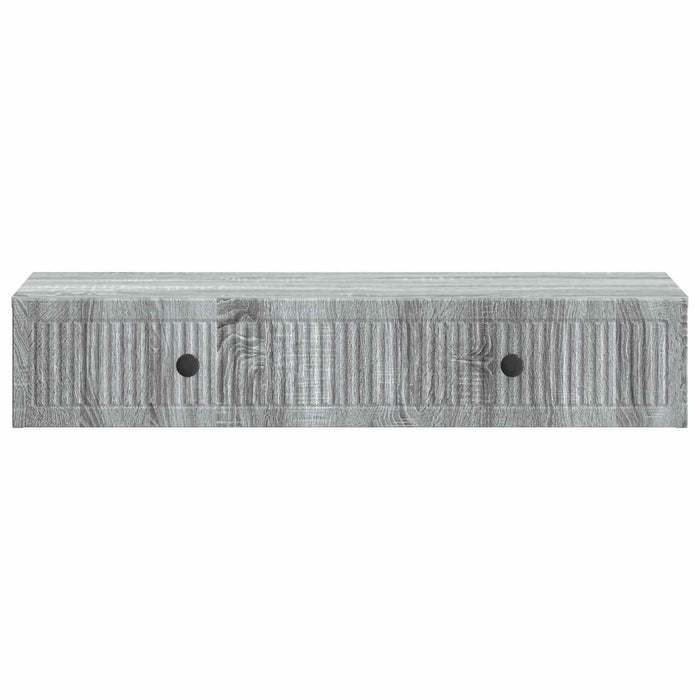 Masă laterală montată pe perete Sonoma gri 87,5 x 34,5 x 17 cm - WALTI WALTI