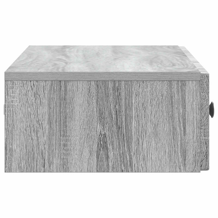 Masă laterală montată pe perete Sonoma gri 87,5 x 34,5 x 17 cm - WALTI WALTI