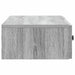 Masă laterală montată pe perete Sonoma gri 87,5 x 34,5 x 17 cm - WALTI WALTI