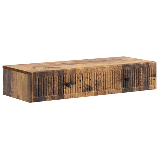 Masă laterală montată pe perete Lemn vechi 87,5 x 34,5 x 17 cm - WALTI WALTI