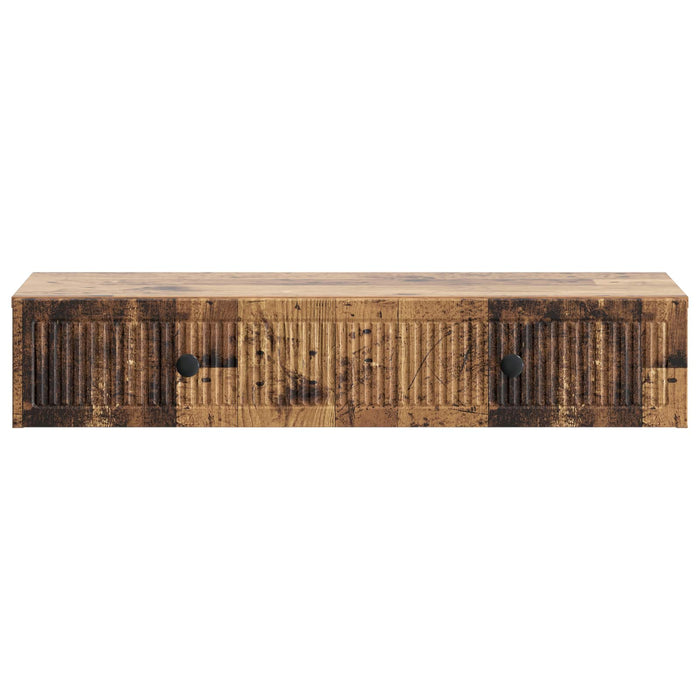 Masă laterală montată pe perete Lemn vechi 87,5 x 34,5 x 17 cm - WALTI WALTI