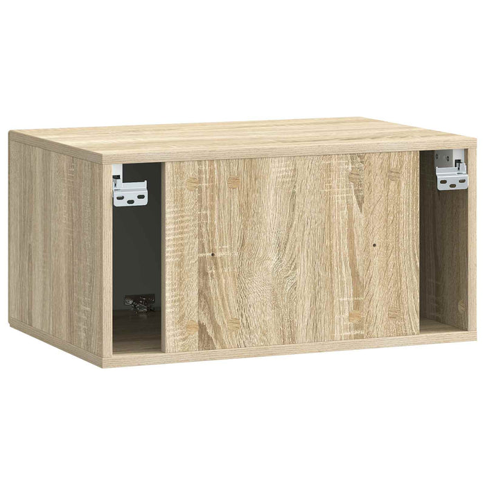 Oglindă TV montată pe perete Stejar Sonoma 59,5 x 41 x 30 cm - WALTI WALTI