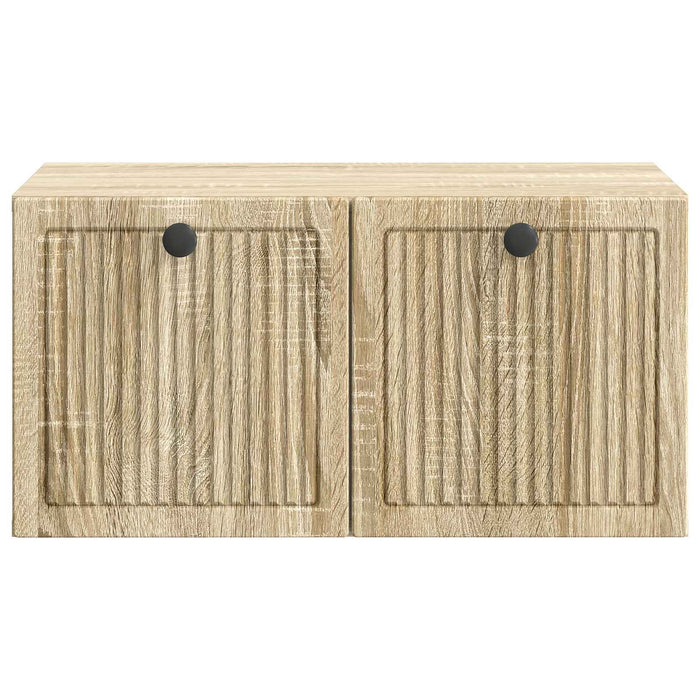 Oglindă TV montată pe perete Stejar Sonoma 59,5 x 41 x 30 cm - WALTI WALTI