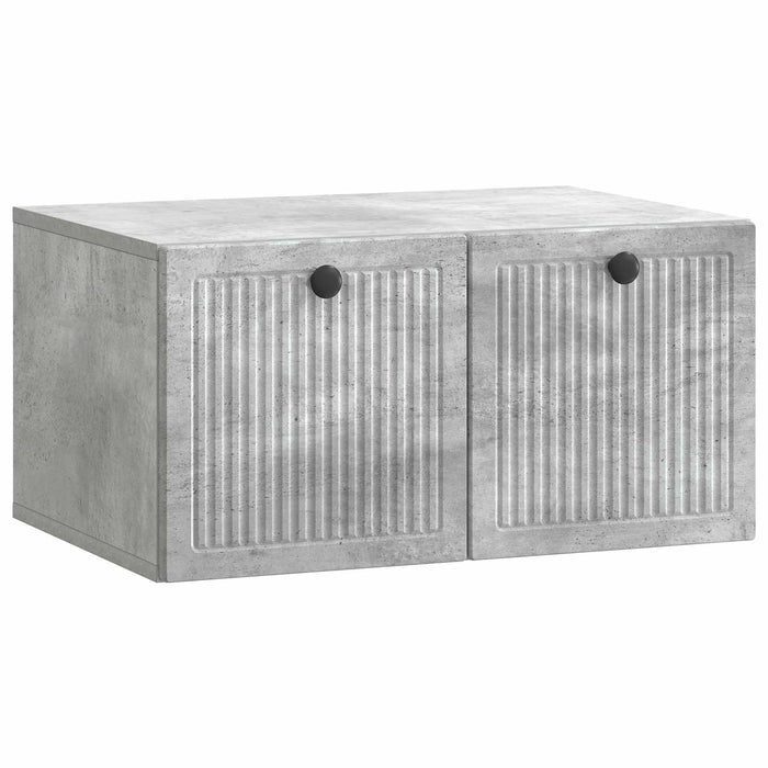 Oglindă TV montată pe perete Gri Beton 59,5 x 41 x 30 cm - WALTI WALTI