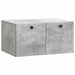 Oglindă TV montată pe perete Gri Beton 59,5 x 41 x 30 cm - WALTI WALTI