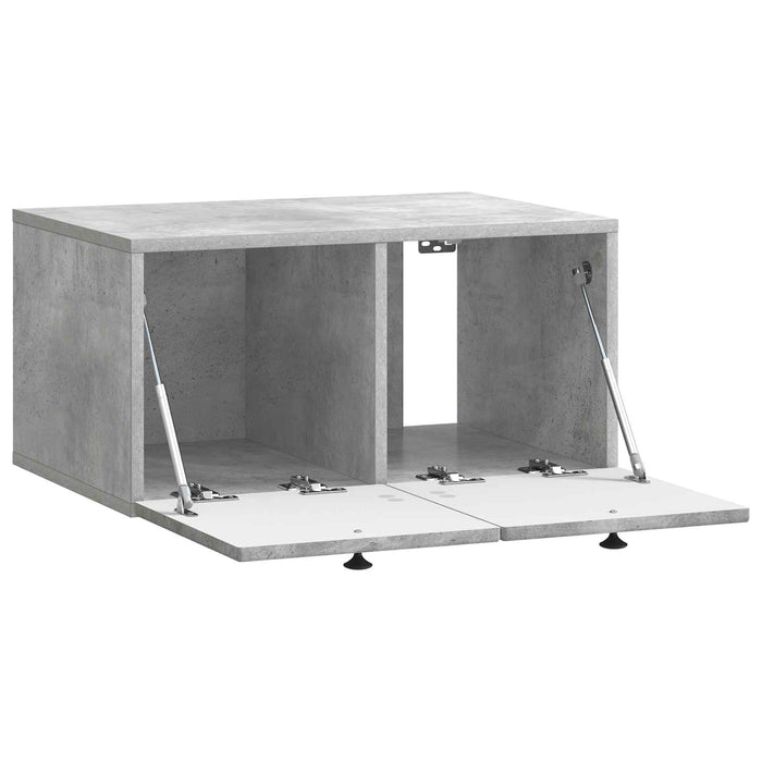 Oglindă TV montată pe perete Gri Beton 59,5 x 41 x 30 cm - WALTI WALTI