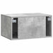 Oglindă TV montată pe perete Gri Beton 59,5 x 41 x 30 cm - WALTI WALTI