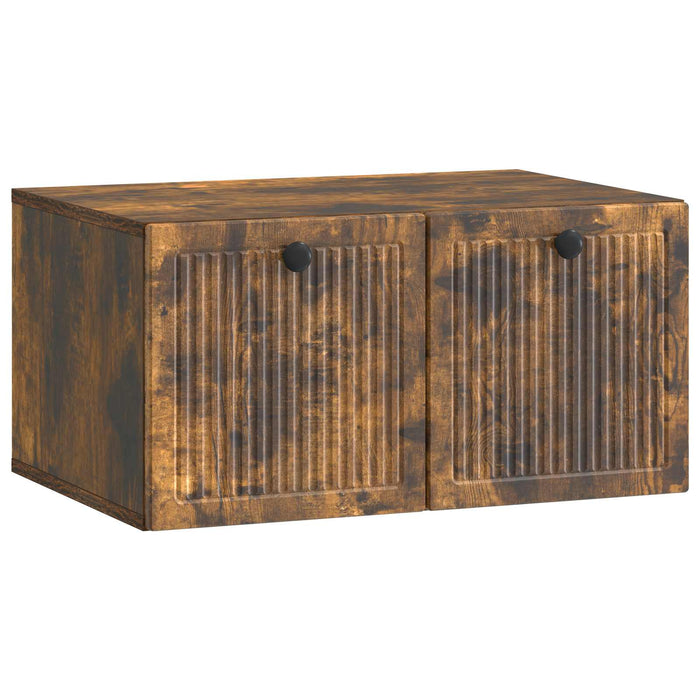Oglindă TV montată pe perete Stejar fumuriu 59,5 x 41 x 30 cm - WALTI WALTI