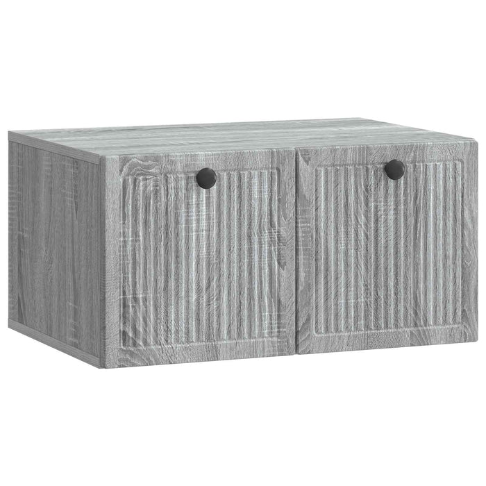 Oglindă TV montată pe perete Sonoma gri 59,5 x 41 x 30 cm - WALTI WALTI