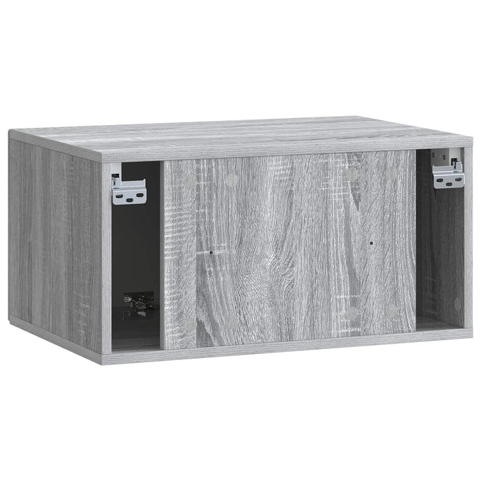 Oglindă TV montată pe perete Sonoma gri 59,5 x 41 x 30 cm - WALTI WALTI