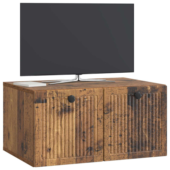 Oglindă TV montată pe perete Lemn vechi 59,5 x 41 x 30 cm - WALTI WALTI