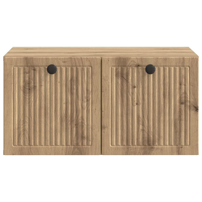 Oglindă TV montată pe perete Stejar Artizanal 59,5 x 41 x 30 cm - WALTI WALTI