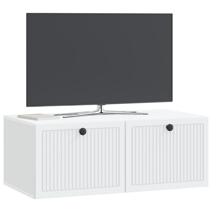 Oglindă TV montată pe perete Pe perete Alb 78,5 x 41 x 30 cm - WALTI WALTI