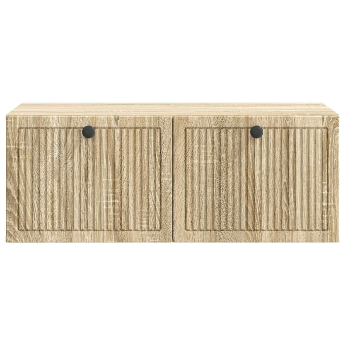 Oglindă TV montată pe perete Stejar Sonoma 78,5 x 41 x 30 cm - WALTI WALTI