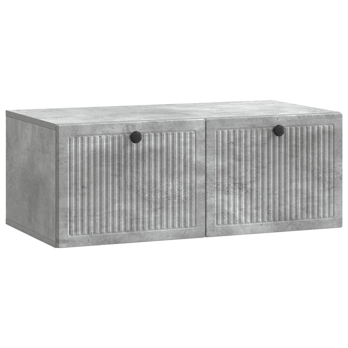 Oglindă TV montată pe perete Gri Beton 78,5 x 41 x 30 cm - WALTI WALTI