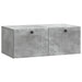 Oglindă TV montată pe perete Gri Beton 78,5 x 41 x 30 cm - WALTI WALTI