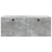 Oglindă TV montată pe perete Gri Beton 78,5 x 41 x 30 cm - WALTI WALTI