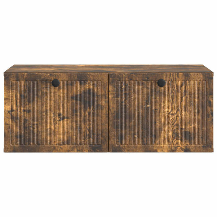 Oglindă TV montată pe perete Stejar fumuriu 78,5 x 41 x 30 cm - WALTI WALTI