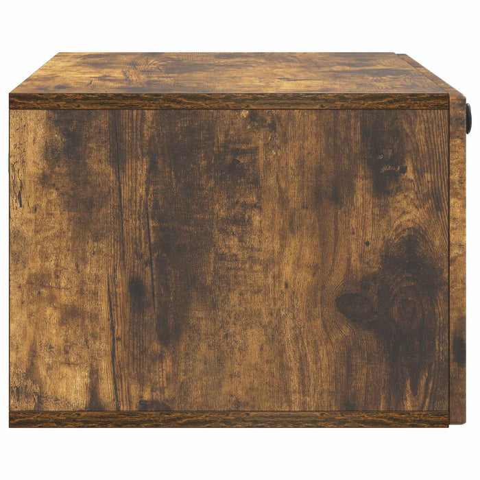 Oglindă TV montată pe perete Stejar fumuriu 78,5 x 41 x 30 cm - WALTI WALTI