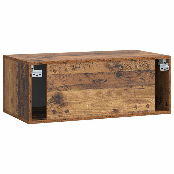 Oglindă TV montată pe perete Lemn vechi 78,5 x 41 x 30 cm - WALTI WALTI