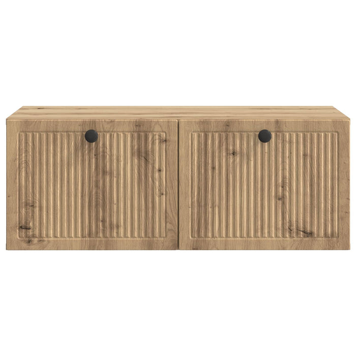 Oglindă TV montată pe perete Stejar Artizanal 78,5 x 41 x 30 cm - WALTI WALTI