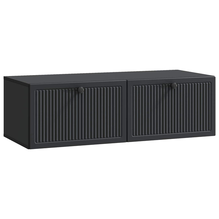 Oglindă TV montată pe perete Pe perete Negru 98 x 41 x 30 cm - WALTI WALTI