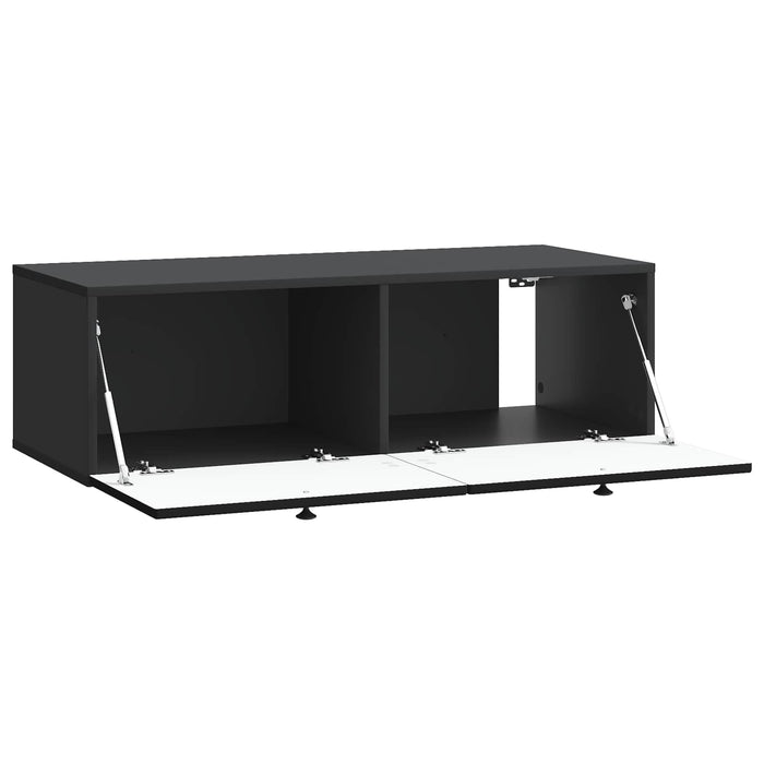 Oglindă TV montată pe perete Pe perete Negru 98 x 41 x 30 cm - WALTI WALTI