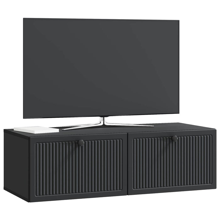 Oglindă TV montată pe perete Pe perete Negru 98 x 41 x 30 cm - WALTI WALTI