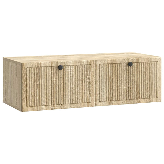 Oglindă TV montată pe perete Stejar Sonoma 98 x 41 x 30 cm - WALTI WALTI