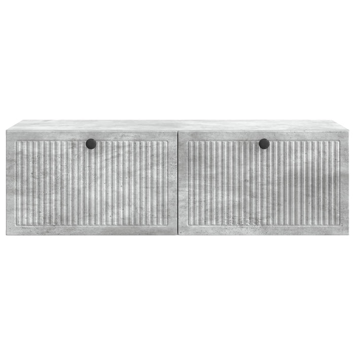 Oglindă TV montată pe perete Gri Beton 98 x 41 x 30 cm - WALTI WALTI